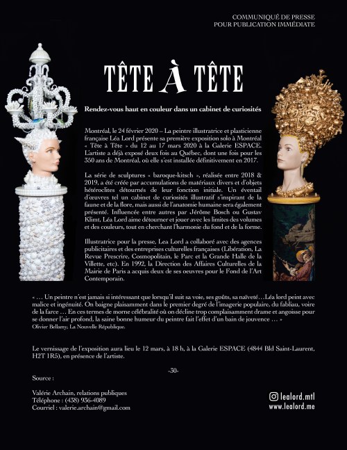 Communiqué de Presse